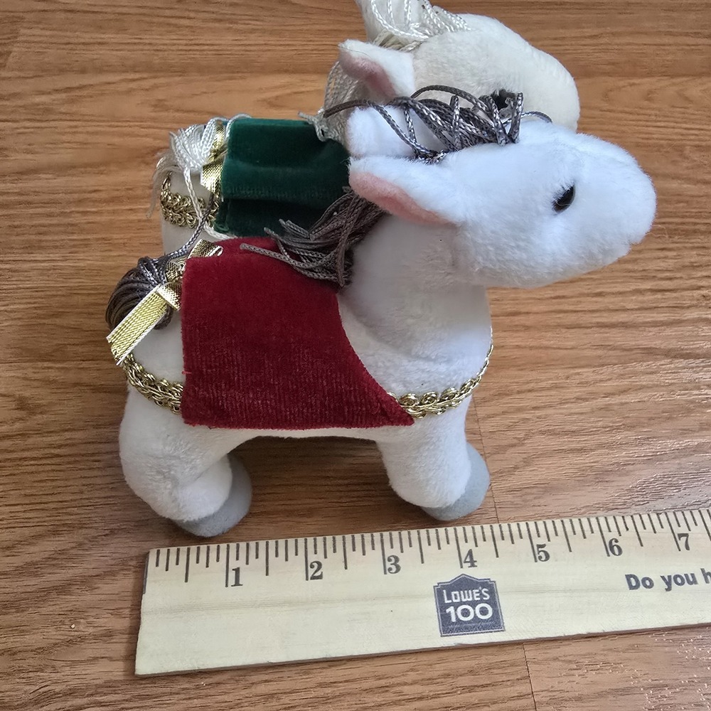 VTG Carousel Trio Commonwealth Horse Plush Toy 2pc‎ Set Red & Green ONLY - Picture 6 of 9